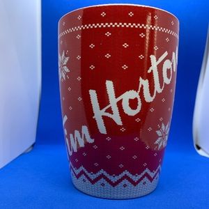 2015 Tim Hortons Christmas Warm Wishes Coffee Mug Limited Edition #15